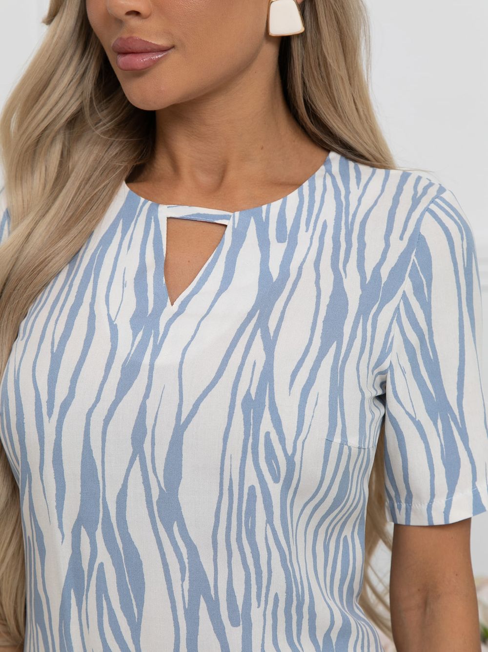 Платье Тесса (бело-голубое) П15930-45М LT Collection
