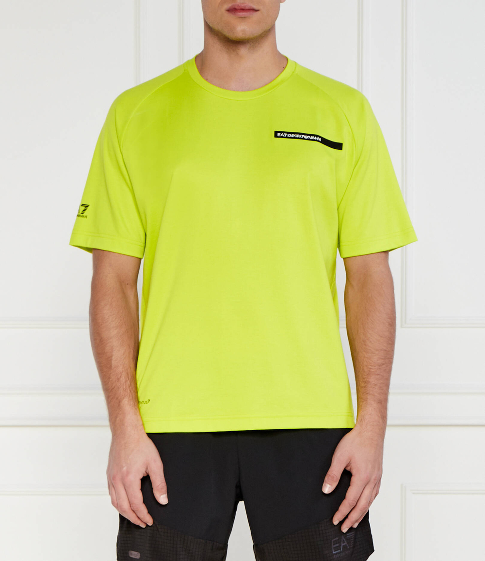 Футболка EA7 - лимонный(3DPT11 PJUYZ)