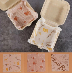 Бумага упаковочная для бенто-торта «Париж» 18 х 18 см, 100 шт