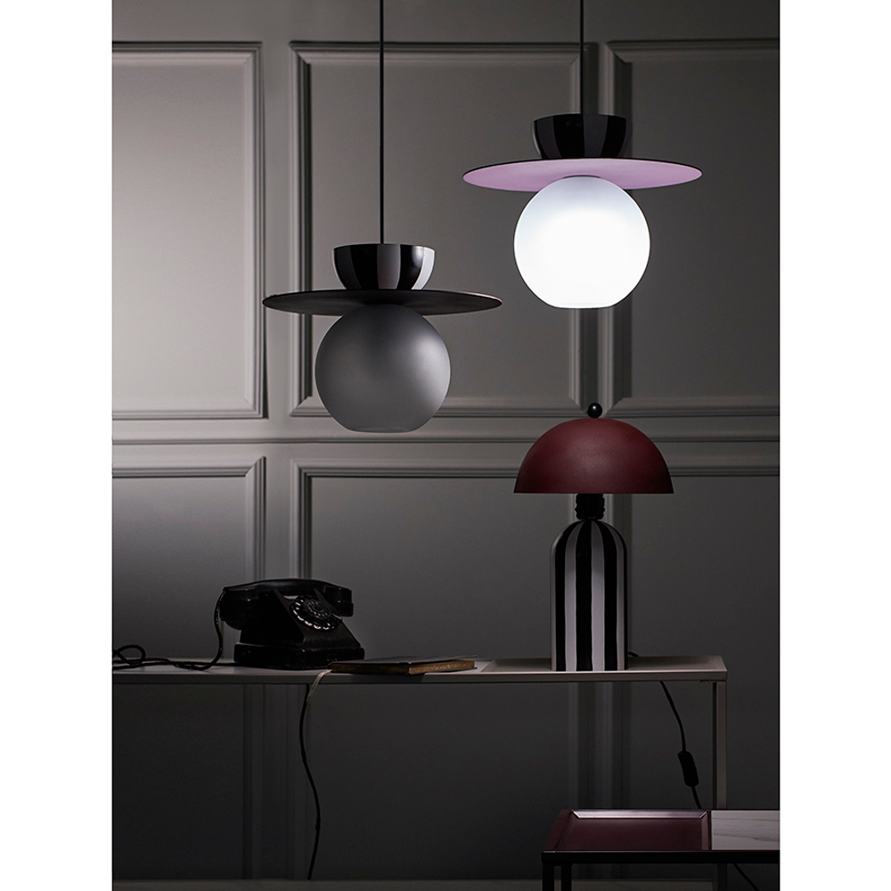 Светильник подвесной anniken, D36х28 см, лиловый