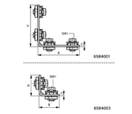 BIS RapidRail Уголок 90°, 2 отверстия, 2 монтажные гайки