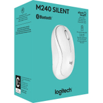 Мышь Logitech M240 Silent, беспроводная Bluetooth, White