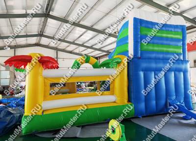 Коммерческий батут "Яркая поляна" 6*5*4 м