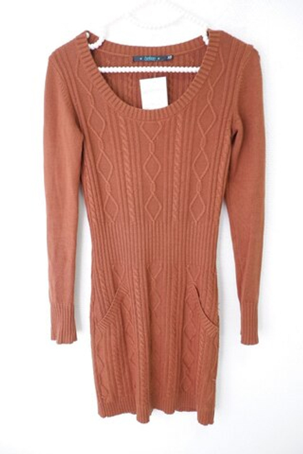 Платье Befree коричневое 42 размер