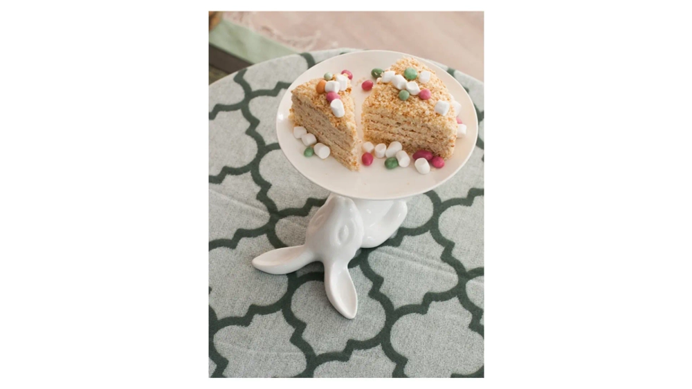 Блюдо на ножке Claystreet Классический Кролик 23 см