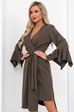 Платье Тиана (оливка/полоска) Р11-1195/3 Nikol