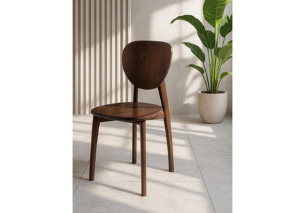 Стул деревянный Woodville Окава венге коричневый жесткий