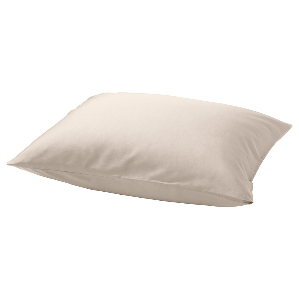 IKEA NATTJASMIN  (ИКЕА НАТТЙАСМИН)  -  Наволочка, светло-бежевая, 50x60 см