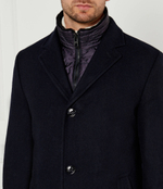 Шерстяное пальто 2в1 Hechter Paris - темно-синий(45014-142270)