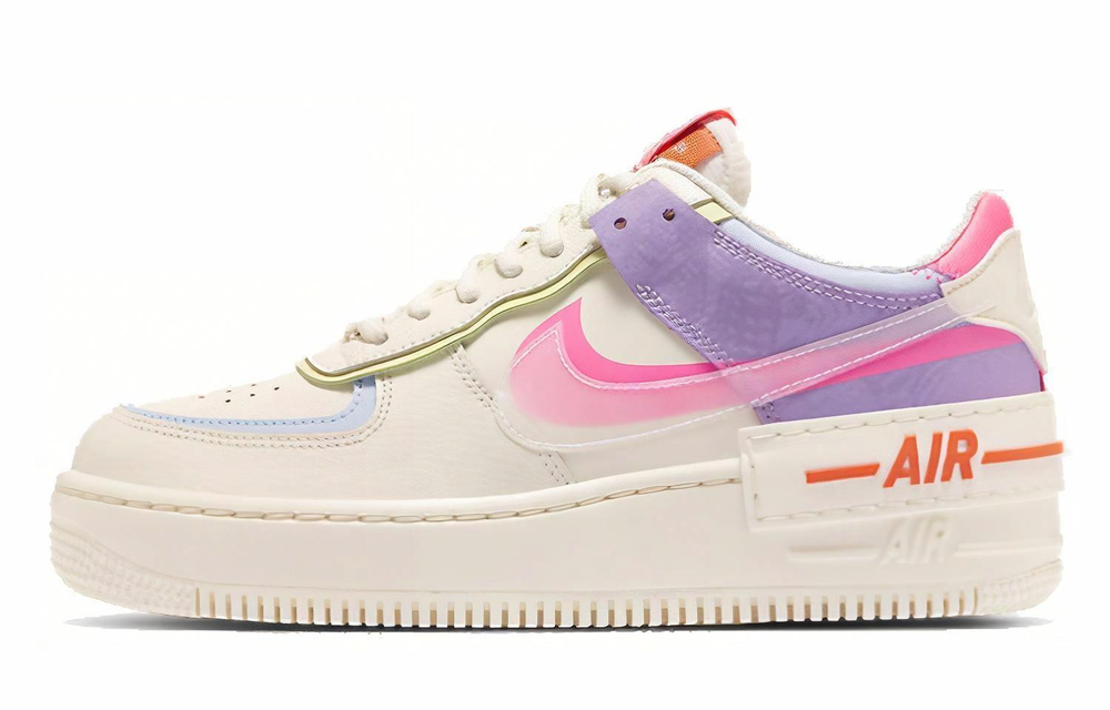 Кроссовки Nike Air Force 1 Shadow Pu (Женская размерная сетка)