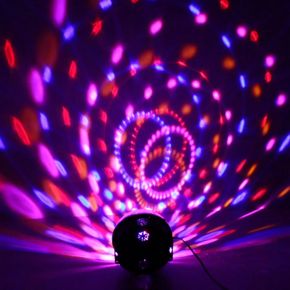 Диско-шар светодиодный «Каледоскоп», LED (красный, зеленый, синий) (220V)