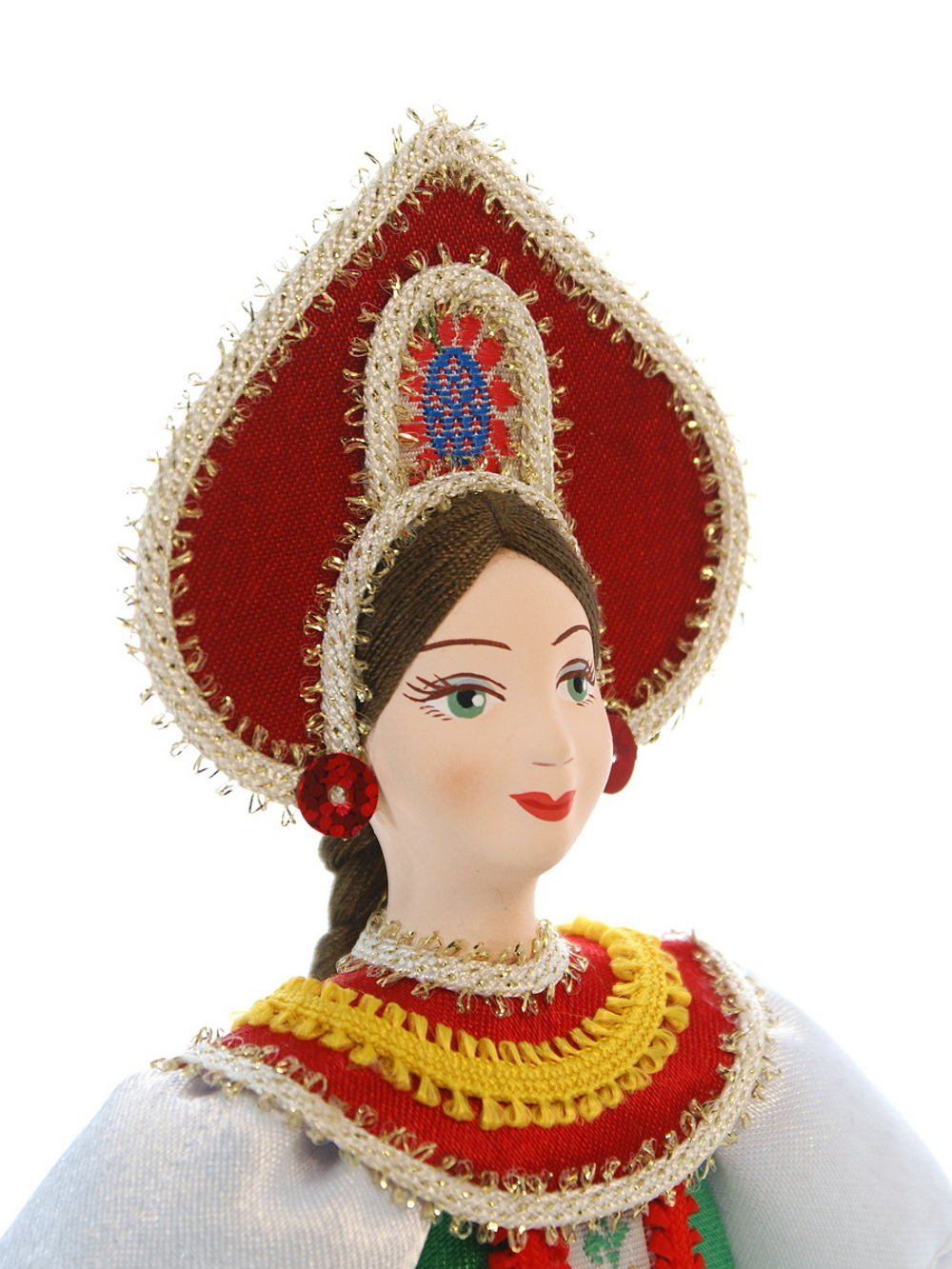 Кукла коллекционная в Девичьем праздничном костюме