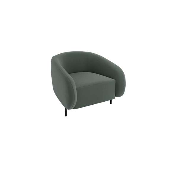 Белт Диван одноместный BLT-1 Like 697/Металл Черный 910*850*730