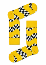 Носки унисекс Race Sock с финишной прямой (Размер: 29) (Цвет: желтый)