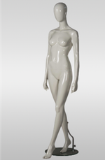 Женский абстрактный манекен Лима 5/Белый глянец