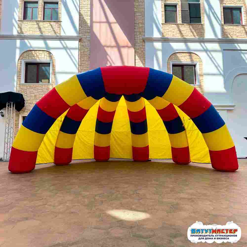Надувная сцена ракушка «Цирковой шатёр», 6×3×3 м