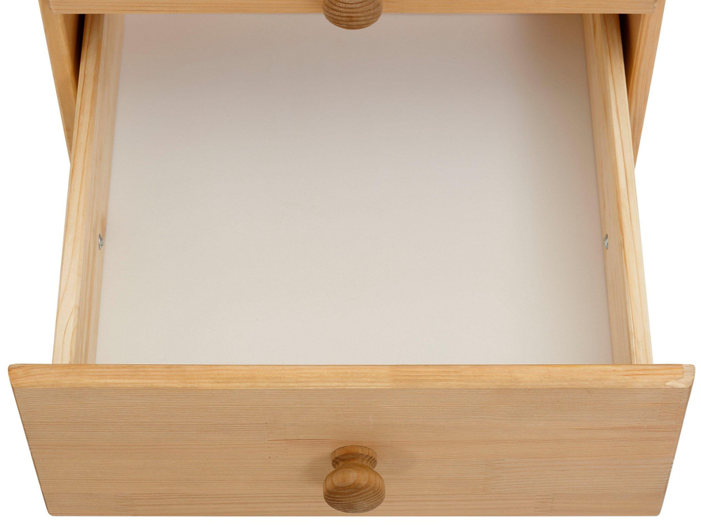 Стол компьютерный, 110х55х74, Вадим, из массива дерева, с ящиком и тумбой, лакированный, Dipriz