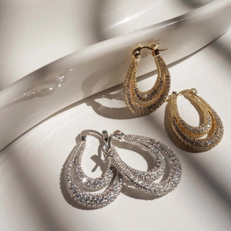 Серьги Блестящая Долли – Серебро