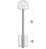 Заготовка сувальдного ключа 10665 FIM1D