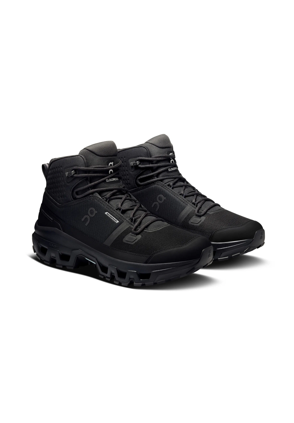 Ботинки On Cloudrock Mid Waterproof black/black