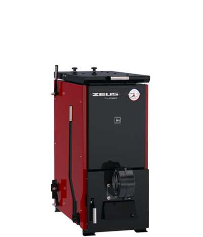 Котел твердотопливный Zeus Turbo (Зевс Турбо) 8-10 кВт с автоматикой