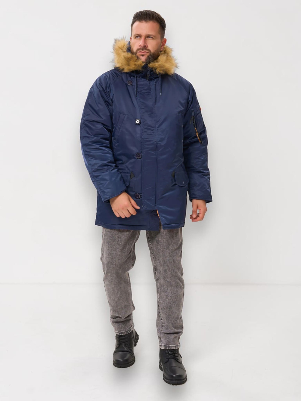 N-3B Husky Denali (синяя - r.blue/orange)