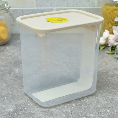 Банка для сыпучих продуктов 1,5л "Sugar&Spice Vanilla", латте