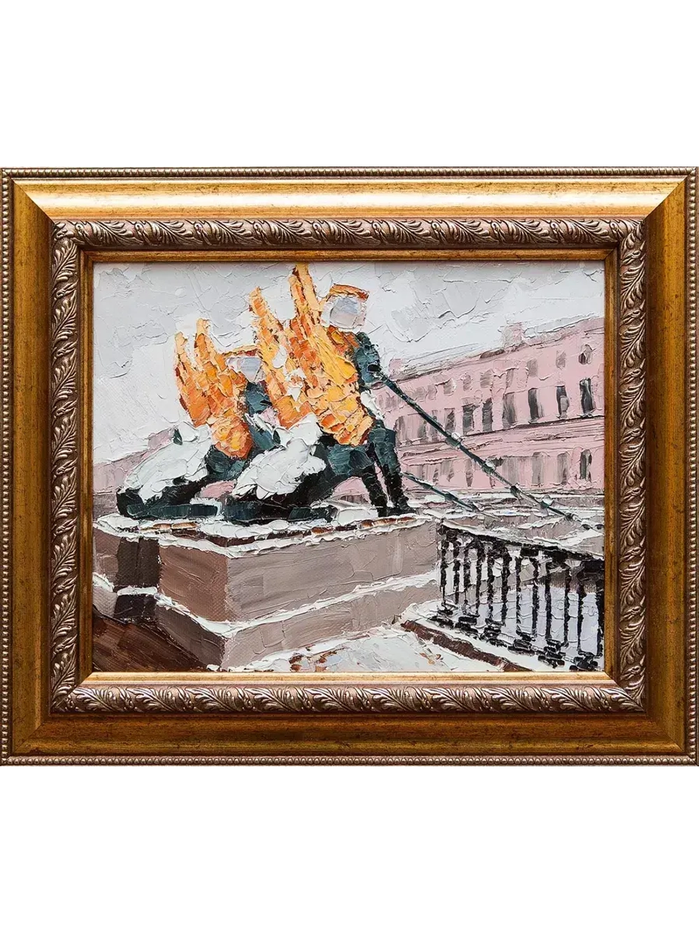 Картина маслом "Банковский мост" Лопушанский