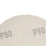 738457 Круг абразивный P 80, на ворсовой подложке под "липучку" 125 мм, 10шт. Сибртех