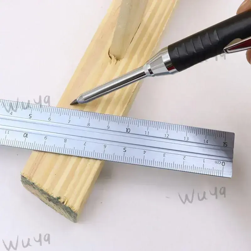 Маркировочная ручка (+ 6 запасных стержней по 2 мм) маркер столярный карандаш столярный карандаш