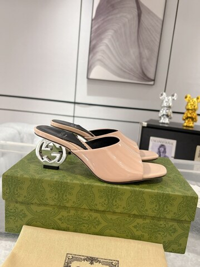 Gucci Interlocking G Heel Sandal 5.5 cm
