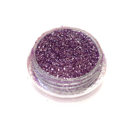 Блестки 3 гр+ баночка лиловые 0,2
