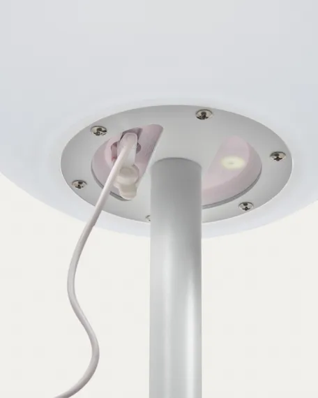 Торшер Dinesh для уличного освещения белый