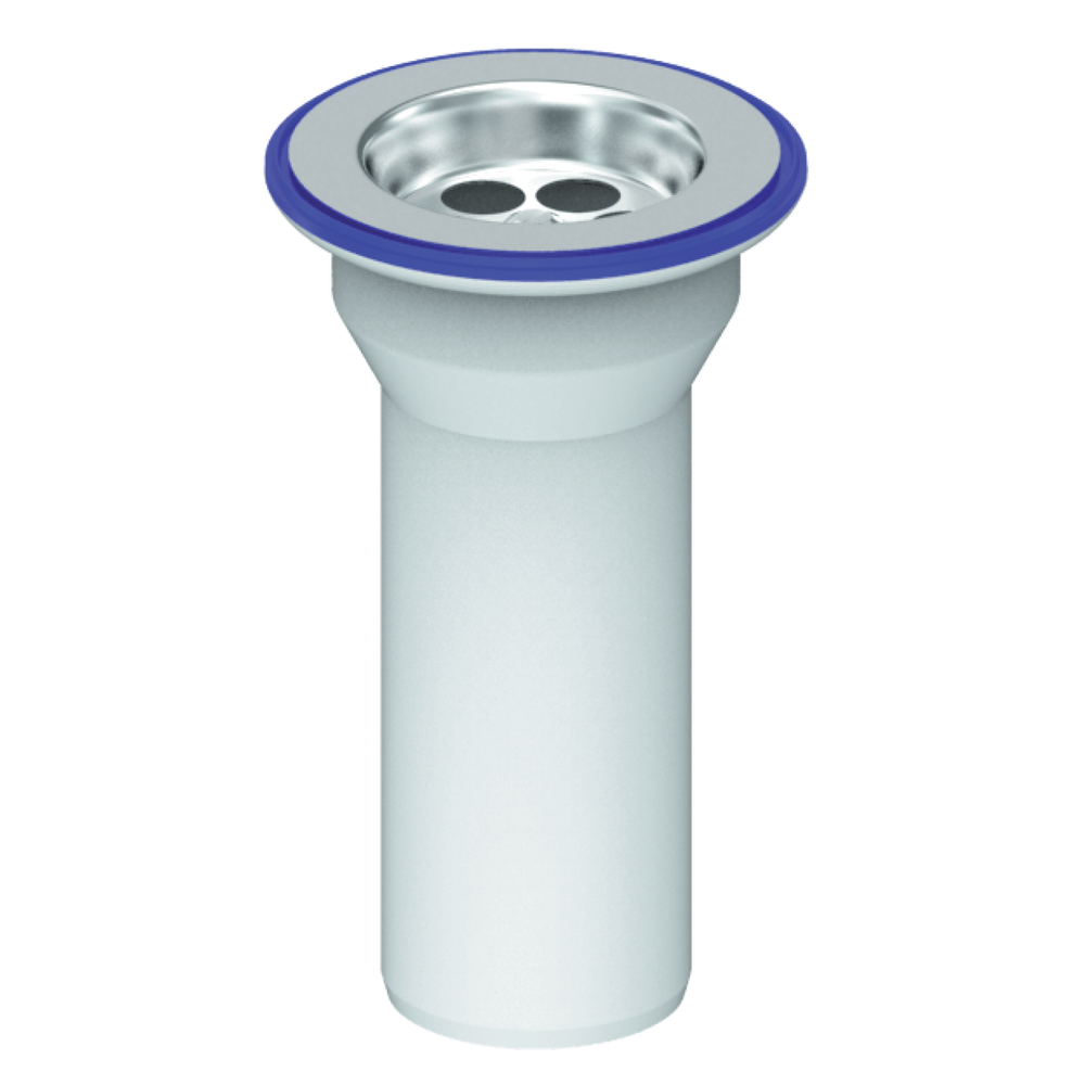 Выпуск UNICORN литой 1 1/2 (Ø 40), винт 6 x 70, чашка нерж. E35