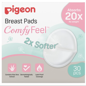 PIGEON Comfy Feel Breast Pads Вкладыши для бюстгралтера с алоэ, 30 шт в уп.