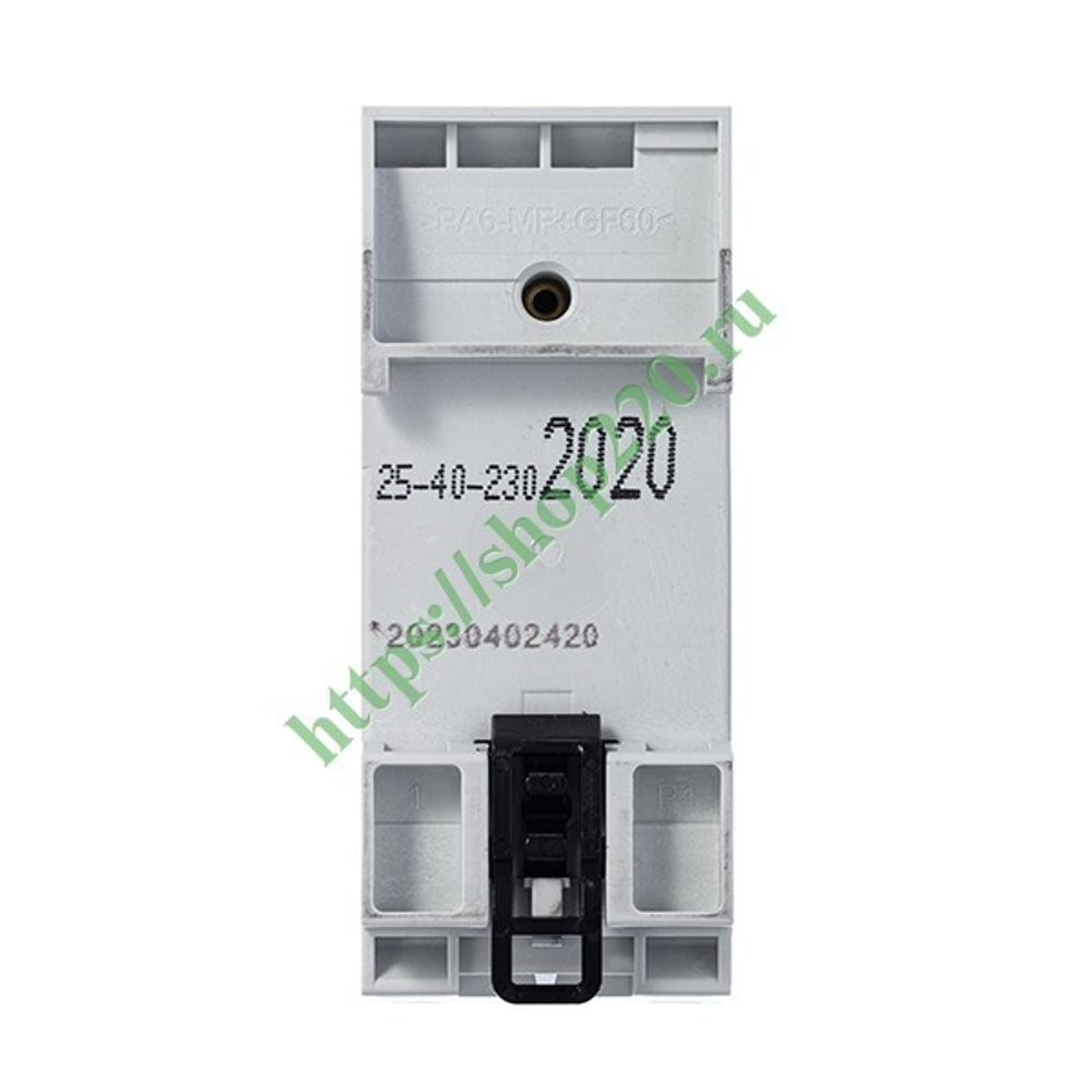Контактор ESB25-40N-06 модульный (25А АС-1, 4НО), катушка 230В AC/DC 2 модуля 1SAE231111R0640