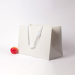 Пакет бумажный, 45x32x24, белый матовый, с вклееной ручкой