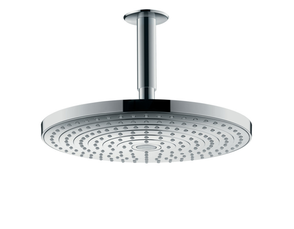 Верхний душ потолочный Hansgrohe Raindance Select 300 2jet хром 27337000