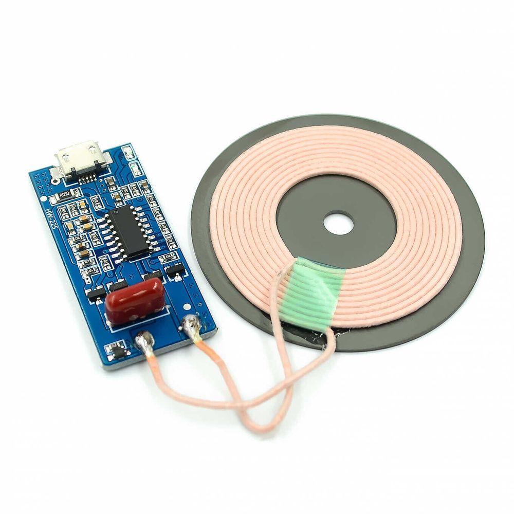 5V 1A беспроводной источник питания  DIY Micro USB