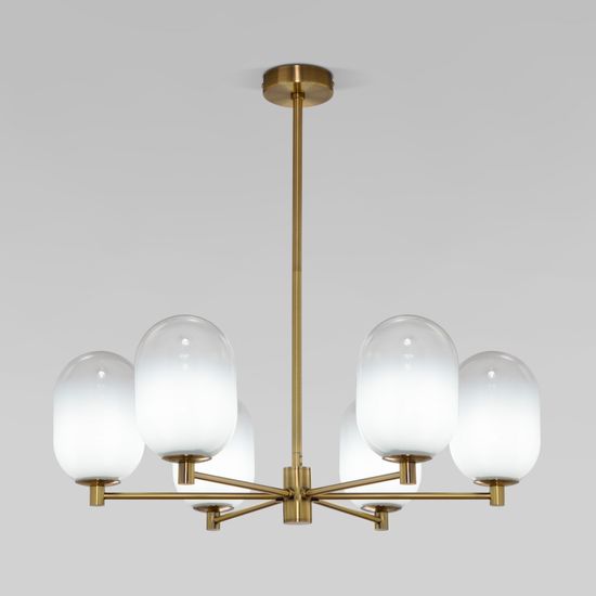 60161/6 / потолочный светильник/ латунь