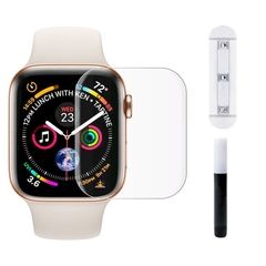 UV Защитное стекло 3D на весь экран 0.33мм Full Glue для Apple Watch 40 мм (Прозрачное)