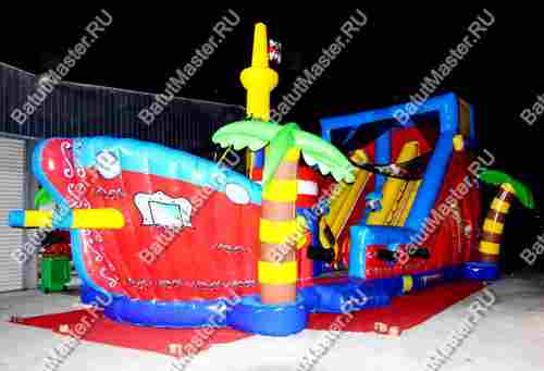 Надувной корабль "Приключения пиратов"