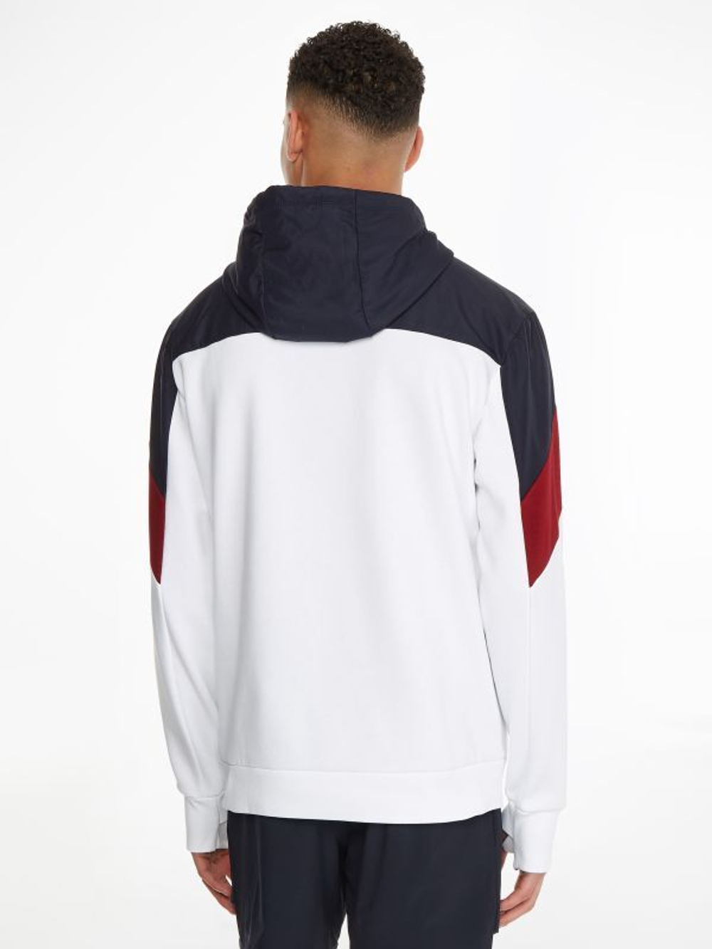 Куртка теннисная Tommy Hilfiger Seasonal Hoody - white