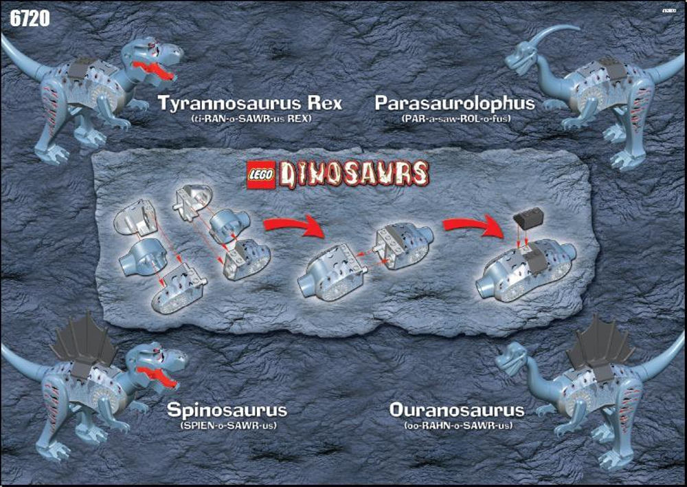 LEGO: Тираннозавр Рекс 6720 — Tyrannosaurus Rex — Лего