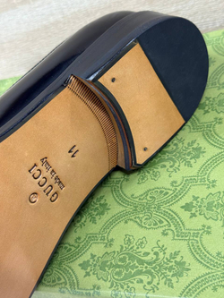 Туфли синие Gucci