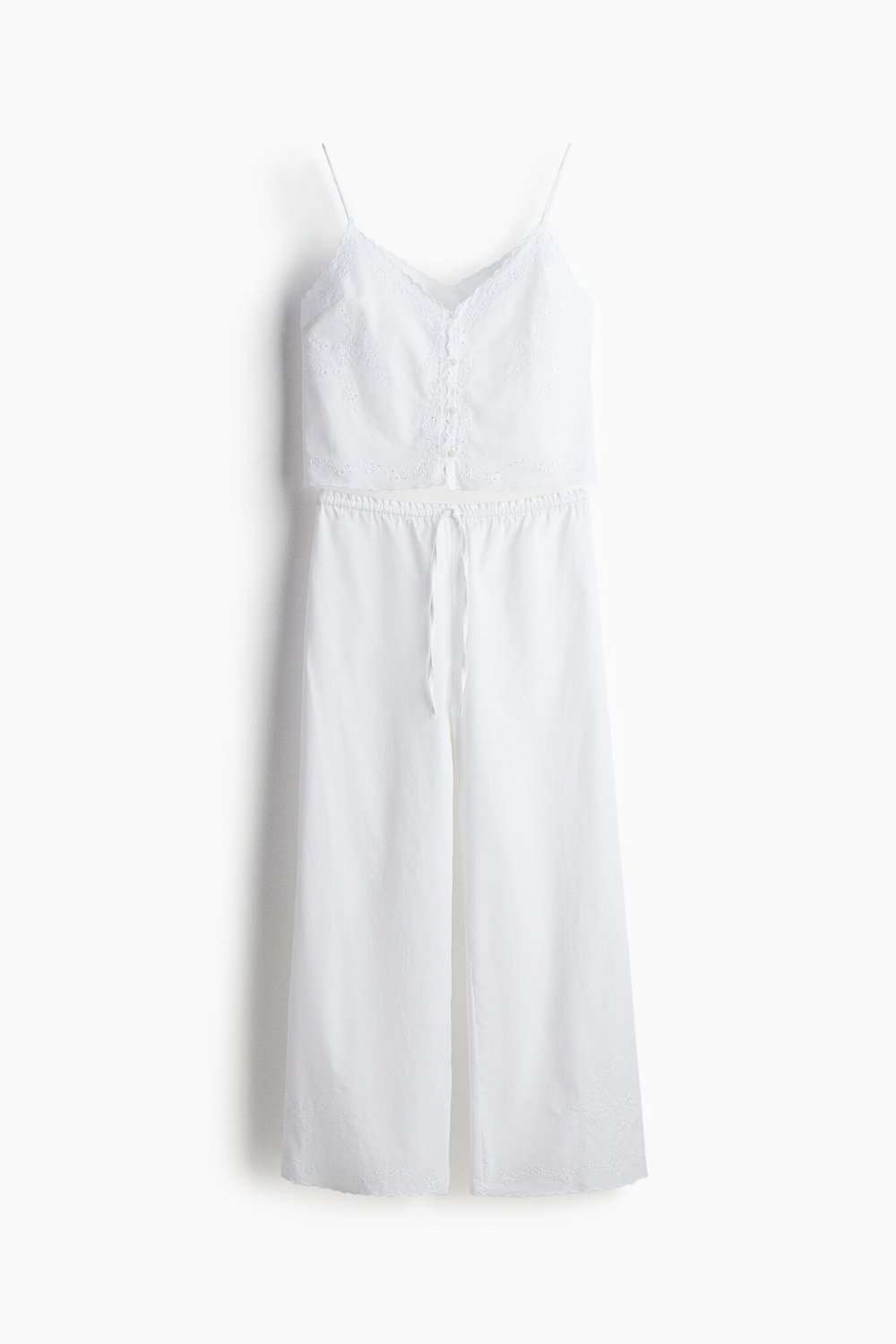 Пижама из хлопка broderie anglaise
