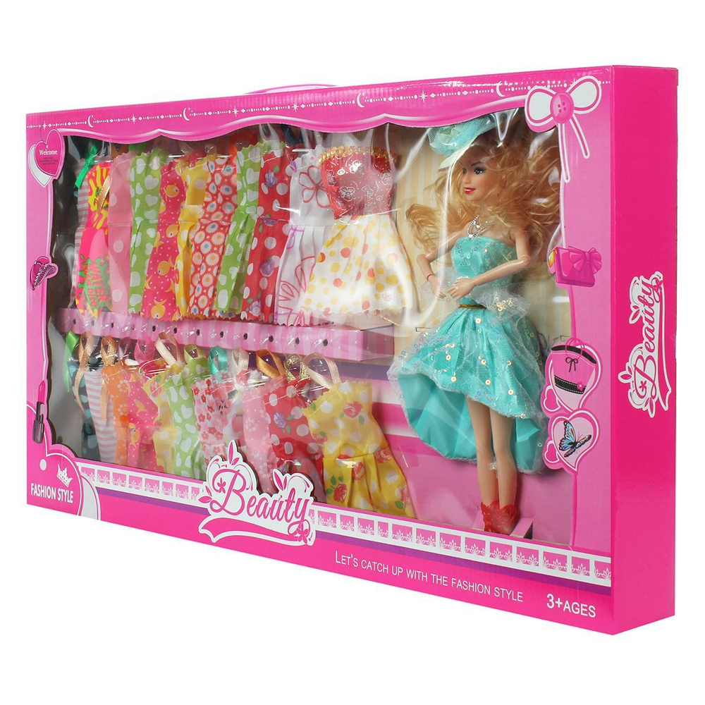 Кукла тип Модель с акессуарами, коробка HZ9026-6