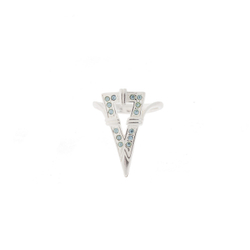 "Мидас" кольцо в серебряном покрытии из коллекции "Геометрия" от Jenavi