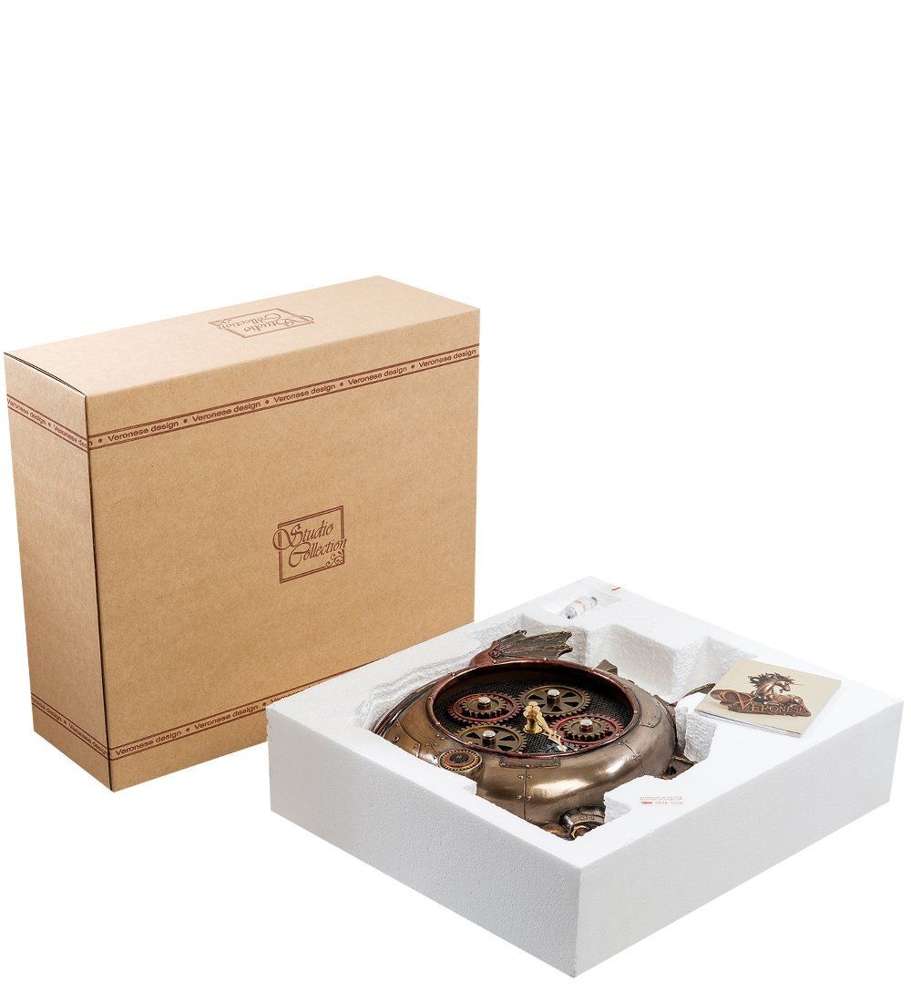 Veronese WS-907 Статуэтка-часы в стиле Стимпанк «Рыба»
