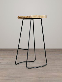 Стул барный Restoration Hardware Браун США